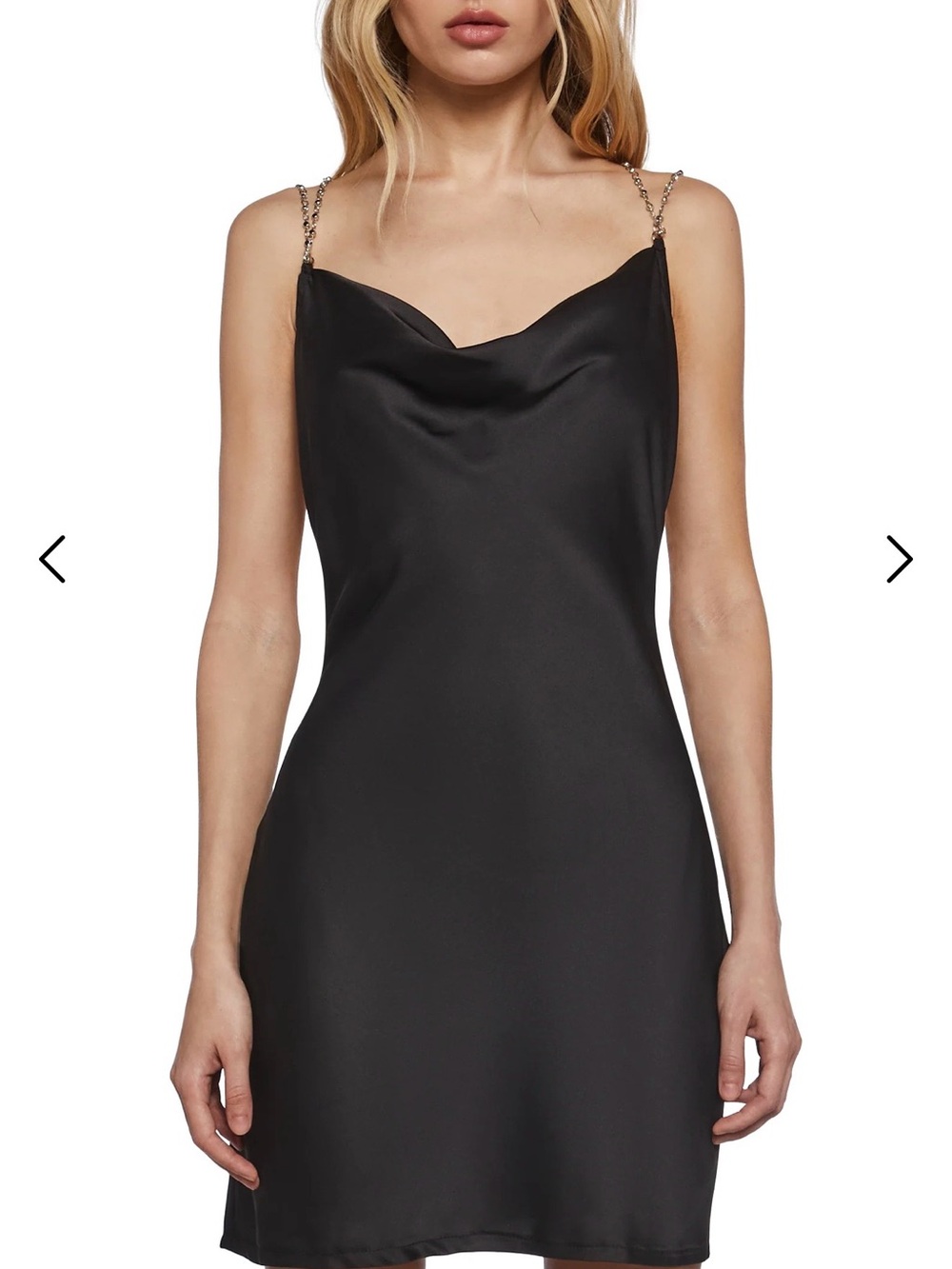 Dolls Kill Reel You In Satin Slip Dress - Picture 5 of 10